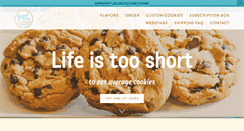 Desktop Screenshot of greatonecookies.com